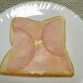 ジョングレ's cooksnap of when they made 角までピッタリ♪サンドイッチのハム.
