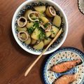 ぽてともよん's cooksnap of when they made 【話題】ご飯がすすむイカじゃがの旨煮.