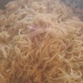 arinoawawa's cooksnap of when they made ぴりり☆切干大根のベーコン炒め.