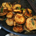 arakoshino's cooksnap of when they made 里芋とにらのオイバター炒め.