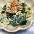 ☆さぶ☆☆'s cooksnap of when they made ＊しらす・きゅうり・海藻の梅マヨ和え＊.