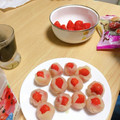 月愛ママ's cooksnap of when they made 白玉粉で簡単いちご大福.