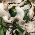 ma___111's cooksnap of when they made 【ヘルシー】ささみときゅうりの塩昆布和え.