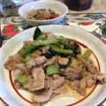Nana983's cooksnap of when they made 豚肉と小松菜のおろしゆずぽん炒め.