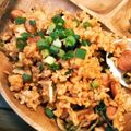 黒こっぺ's cooksnap of when they made 簡単！コクうま！パラパラ☆キムチ炒飯.
