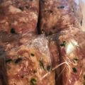 ForestGump's cooksnap of when they made 三つ葉入り肉団子 ポークバーグ.