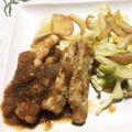 凛母ちゃん's cooksnap of when they made 厚切り豚ロース肉の生姜焼き.