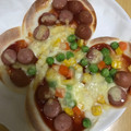 みりん調味料's cooksnap of when they made 簡単餃子の皮でピザ.