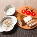 sAix59's cooksnap of when they made 離乳食後期〜チーズとトマトのサンドイッチ.