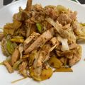 tko☆'s cooksnap of when they made 簡単！サラダチキンねぎ炒め.