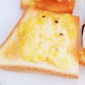 yuu‪☺︎‬'s cooksnap of when they made 七味チーズトースト.