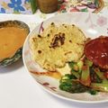 pあや's cooksnap of when they made 糖質制限カレー用！小麦粉不使用おからナン.