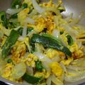 生誕１９７３年独身男's cooksnap of when they made 玉ねぎとピーマンと卵の炒め物.