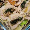 yuyu7☆'s cooksnap of when they made ほうれん草と２種類チーズの鶏むねロール.