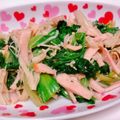 ちゃかぽこママ's cooksnap of when they made えのきとベーコン炒めのリーフレタスサラダ.