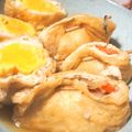 きどん's cooksnap of when they made 鶏と糸コンのじゅわ～っと巾着煮.