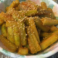 クック72WXXM☆'s cooksnap of when they made コリコリ♪スイカの皮の味噌炒め（中華風）.
