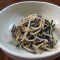 ヌーシ's cooksnap of when they made もやしとひじきの梅マヨ和え.
