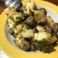 machinachi's cooksnap of when they made 【ゆず胡椒消費】砂肝と長芋の柚子胡椒炒め.