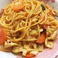 あんずてぃー☆'s cooksnap of when they made ☆オイマヨキムチ焼きそば☆.