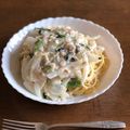 とんちゃん◎'s cooksnap of when they made クリーム風ツナ缶パスタ.