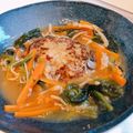 ｒａｙ．'s cooksnap of when they made 余った餃子の具で✿中華煮込みハンバーグ.