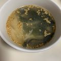★ブラックキティ★'s cooksnap of when they made 焼肉屋さんのワカメスープ.