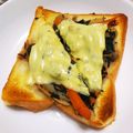 のり子のおかず♪'s cooksnap of when they made ひじき煮リメイクトースト.