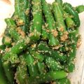 チビねこ12's cooksnap of when they made お弁当に☆麺つゆでいんげんのごま和え♪♪.