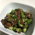 めいはるお's cooksnap of when they made 絶品☆豚肉とオクラのピリ辛オイマヨ炒め.