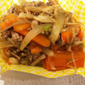 なっちマミィ～'s cooksnap of when they made 豚ひき肉と春雨の5種野菜炒め.