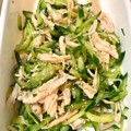 好きです。餃子。's cooksnap of when they made ささみときゅうりの簡単中華和え.