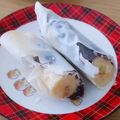 クックUP32UG☆'s cooksnap of when they made 簡単おやつ⋆つぶあん×バナナの焼き春巻き.