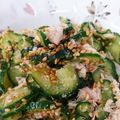 KOTARO1230's cooksnap of when they made 混ぜるだけで簡単！きゅうりとツナのサラダ.