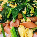 とかげのおかあさん's cooksnap of when they made ほうれん草と卵炒め.
