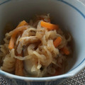 shaaako27's cooksnap of when they made さつま揚げ入り⭐切り干し大根の煮物.
