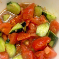 ayachan66's cooksnap of when they made トマトときゅうりの中華和え.