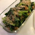 ｎａｍｏｍａｍａ's cooksnap of when they made 小松菜と油揚げのナムル.