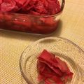 こいぬをかいたい's cooksnap of when they made 紫大根の甘酢漬け.