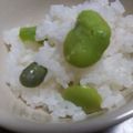 あーこ2929's cooksnap of when they made 簡単そら豆ご飯～ほんのり塩味が美味しい～.