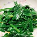wakabaチャン's cooksnap of when they made ニラのワサビ風味のおひたし.