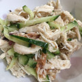 Perlまま's cooksnap of when they made きゅうりとささみのさっぱりゴマ和え.