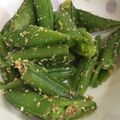 Perlまま's cooksnap of when they made スナップエンドウのごま和え.