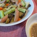 おかゆとおから's cooksnap of when they made バーニャカウダ風＊たっぷり温野菜サラダ♪.