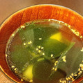 ゴマチーズ's cooksnap of when they made ゴマ香る！豆苗とわかめの簡単中華スープ.