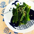 おうちゃん母さん's cooksnap of when they made レンジで簡単！小松菜のナムル.