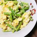 そらてんママ's cooksnap of when they made アスパラ玉子マヨ炒め.