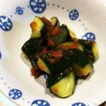 くまのっぽ's cooksnap of when they made 昼夕♪オイスターソース梅肉でやみつき胡瓜.