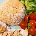 くのっぴー's cooksnap of when they made 炊飯器で作るシンガポールチキンライス.