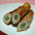 ゆうかりコアラ's cooksnap of when they made ちくわのぐるぐる肉巻き～お弁当に～.